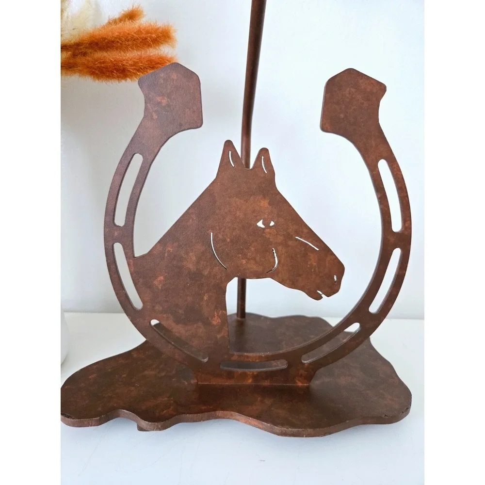 Lucky Horseshoe Table Lamp/Rustic Table Lamp Cabin Style Ranch Made In USA